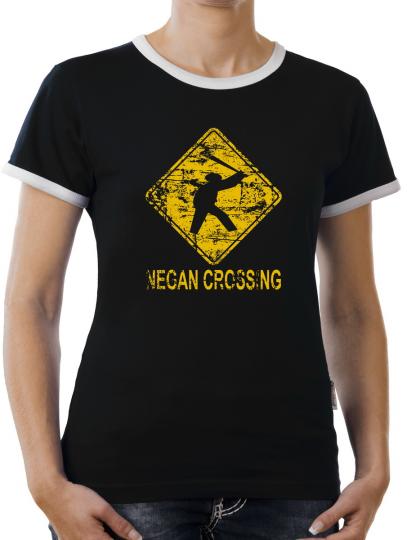 TLM Negan Crossing Kontrast T-Shirt Damen 