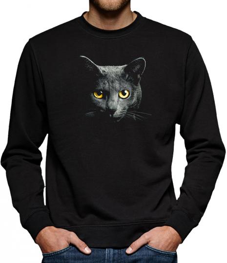 TLM Beauty Cat Sweatshirt Pullover Herren 