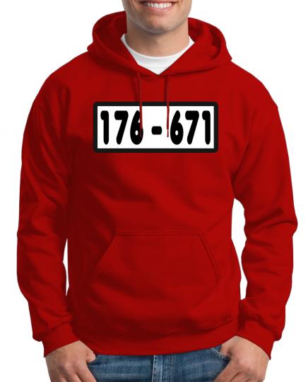 Panzerknacker Kapuzenpullover Rot | XXXXL