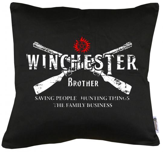 Winchester Bros 2 Guns Kissen mit Füllung 40x40cm 