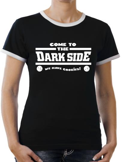 TLM Come to the Darkside... Kontrast T-Shirt Damen 