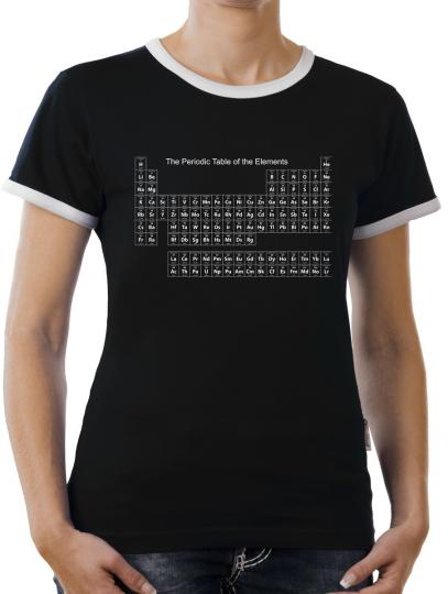TLM Sheldons Periodic-System Kontrast T-Shirt Damen 