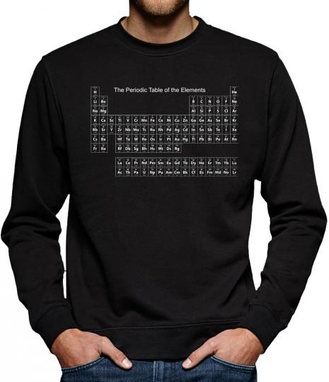 TLM Sheldons Periodic-System Sweatshirt Pullover Herren 
