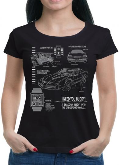 Kitt Blaupause T-Shirt 