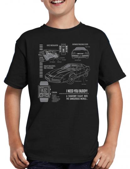 Kitt Blaupause T-Shirt 