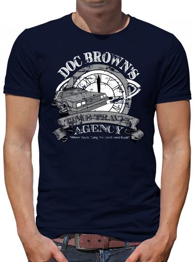Doc Browns Time Travel T-Shirt L