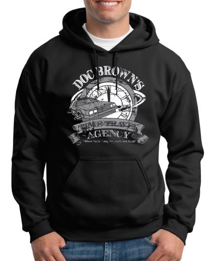 Doc Browns Time Travel Kapuzenpullover 