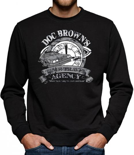 TLM Doc Browns Time Travel Sweatshirt Pullover Herren 