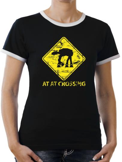 TLM AT-AT Crossing Kontrast T-Shirt Damen 