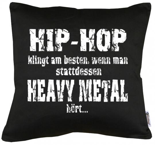 Heavy Metal hören Kissen mit Füllung 40x40cm 