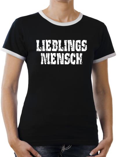 TLM Lieblingsmensch Kontrast T-Shirt Damen 