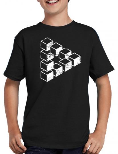 Sheldons Escher Cube T-Shirt 