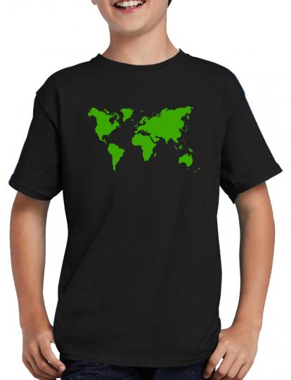 Sheldon Weltkarte T-Shirt 