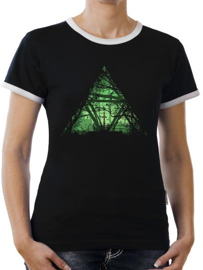 TLM Tri-Force Wood Kontrast T-Shirt Damen 