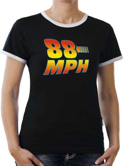 TLM 88 MPH Kontrast T-Shirt Damen 