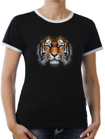 TLM Tiger Kontrast T-Shirt Damen 