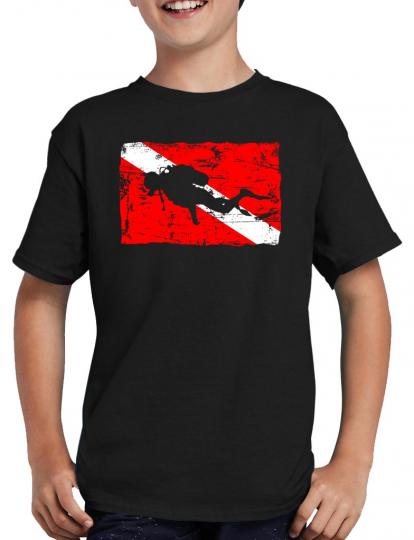 Taucherflagge T-Shirt 