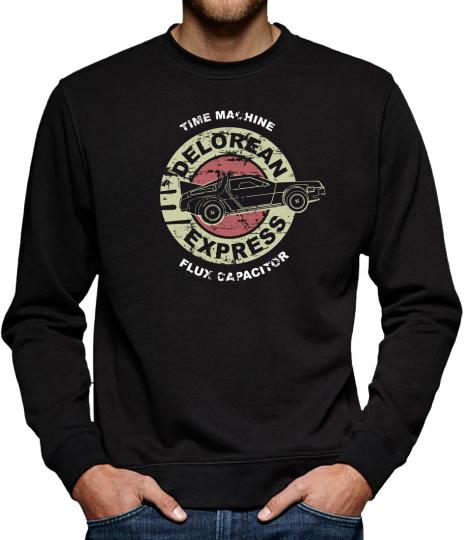 TLM Delorean Express DMC-12 Sweatshirt Pullover Herren 