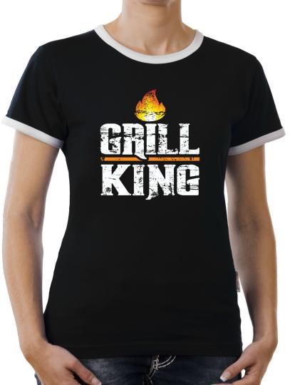 TLM Grill King Kontrast T-Shirt Damen 