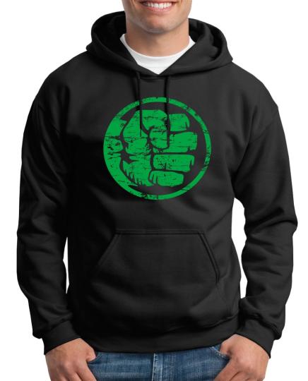 Hulk Fist Bump Kapuzenpullover M