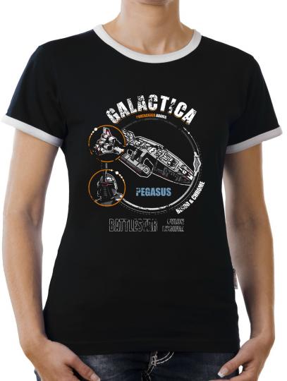 TLM Galactica Kontrast T-Shirt Damen 