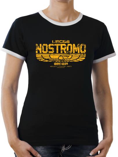 TLM USCSS Nostromo Kontrast T-Shirt Damen 
