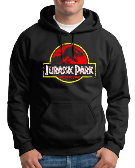 Jurassic Park Distressed Logo Kapuzenpullover 