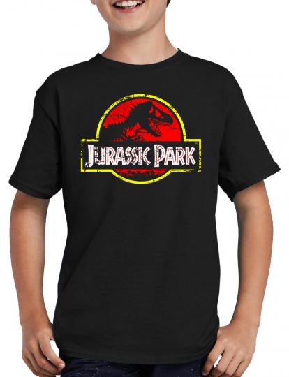 Jurassic Park Distressed Logo T-Shirt 