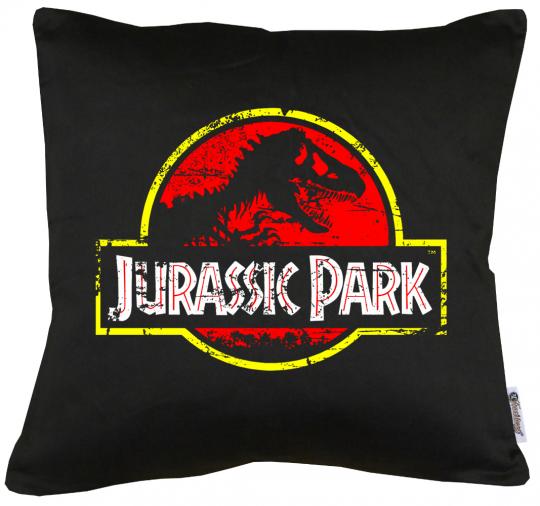 Jurassic Park Distressed Logo Kissen mit Füllung 40x40cm 