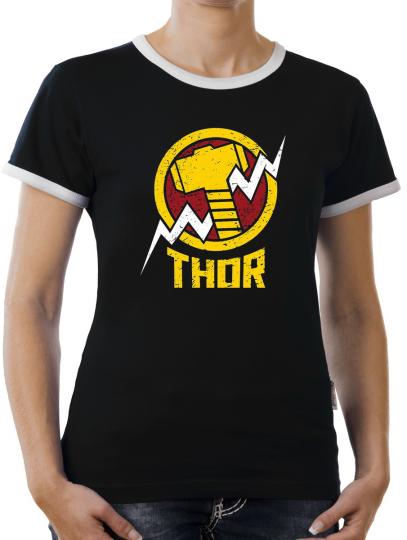TLM Avengers Thor Kontrast T-Shirt Damen 
