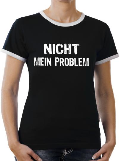 TLM Nicht mein Problem Kontrast T-Shirt Damen 