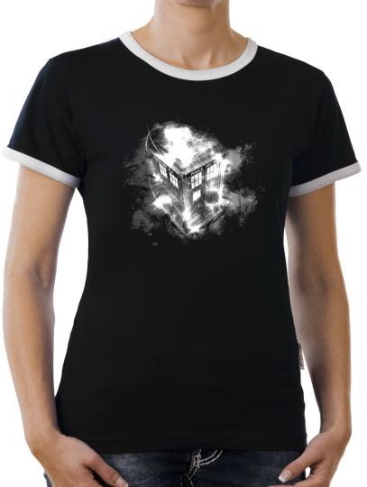 TLM Tardis Wharp Kontrast T-Shirt Damen 