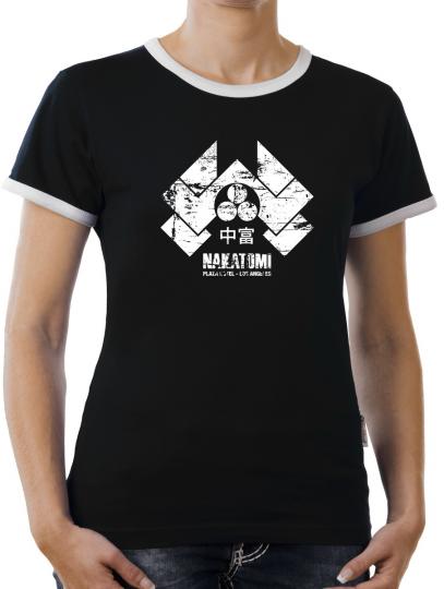 TLM Nakatomi Tower Kontrast T-Shirt Damen 