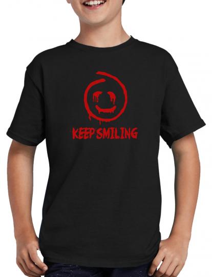 Red John Keep Smiling T-Shirt 
