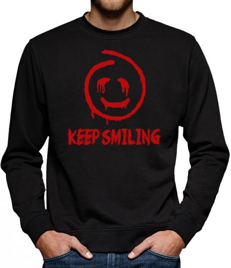 TLM Red John Keep Smiling Sweatshirt Pullover Herren 