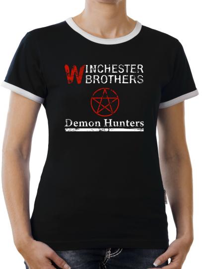 TLM Winchester Demon Hunters Kontrast T-Shirt Damen 