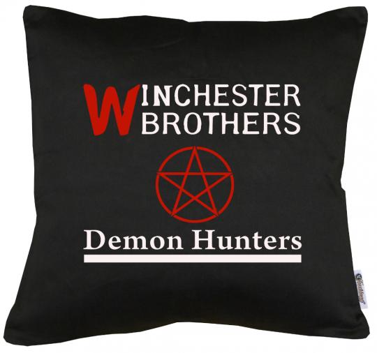 Winchester Demon Hunters Kissen mit Füllung 40x40cm 