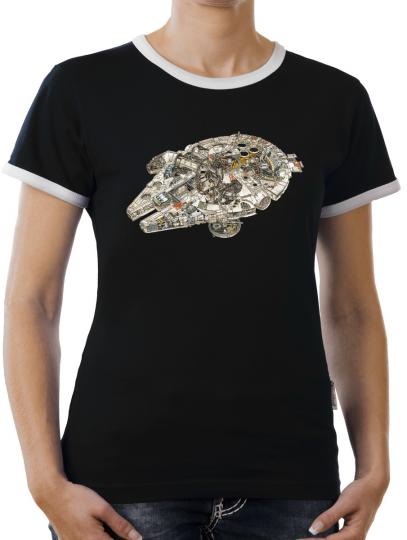 TLM Falcon Kontrast T-Shirt Damen 