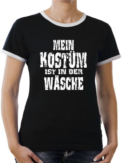 TLM Mein Kostüm ist in der Wäsche Kontrast T-Shirt Damen 