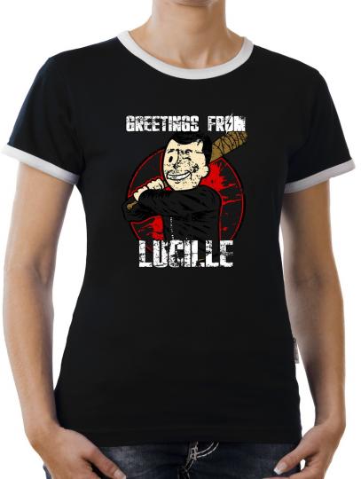 TLM Greetings from Lucille Kontrast T-Shirt Damen 