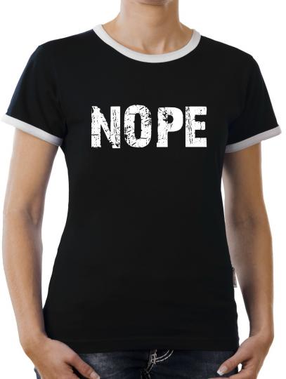 TLM Nope Kontrast T-Shirt Damen 