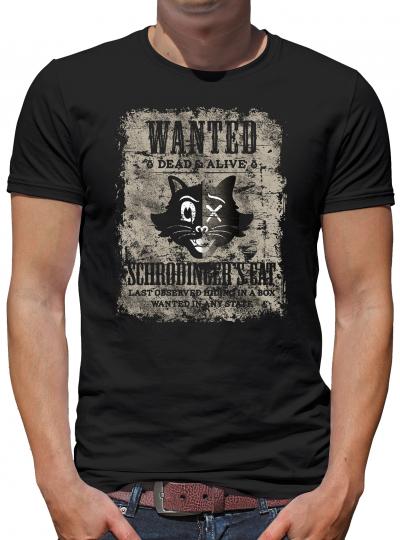 Wanted Schroedingers Cat T-Shirt XL