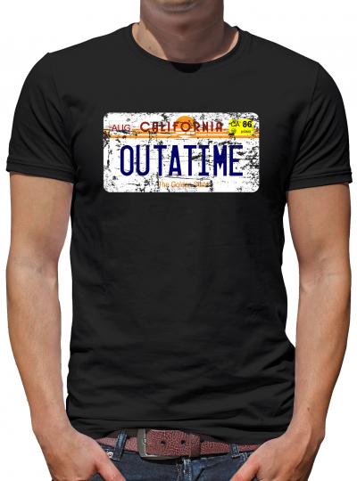 Outatime License Plate T-Shirt 