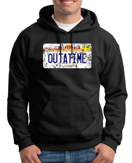 Outatime License Plate Kapuzenpullover 