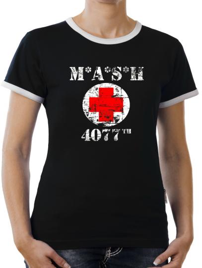 TLM MASH 4077 Kontrast T-Shirt Damen 