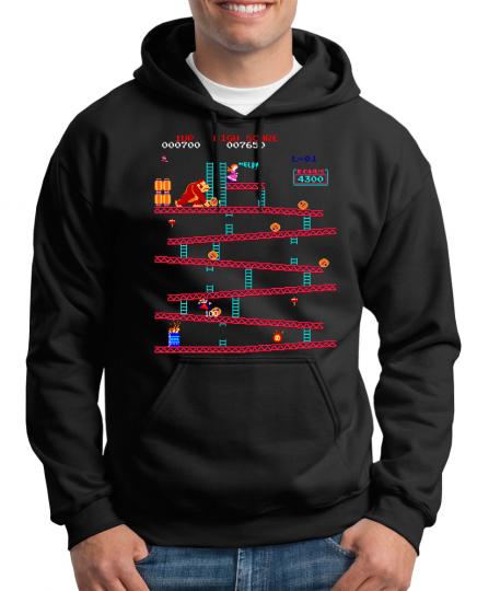 Retro Kong Kapuzenpullover  Donkey 