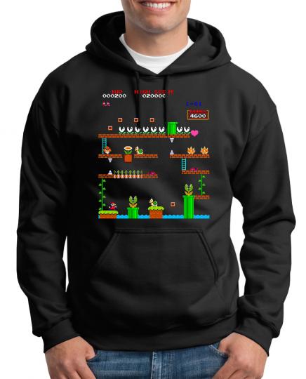 Retro Mario 1UP Kapuzenpullover 