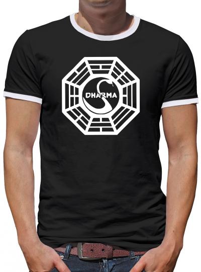 Dharma Symbolic Kontrast T-Shirt Herren 