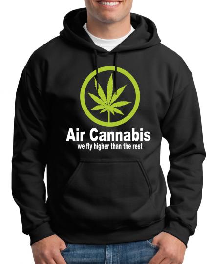 Air Cannabis Kapuzenpullover M