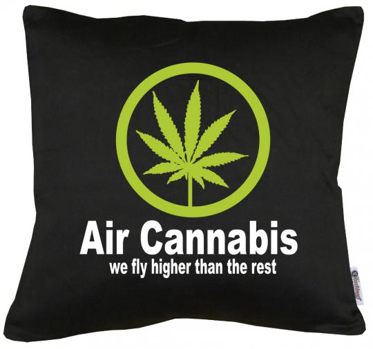 Air Cannabis Kissen mit Füllung 40x40cm 